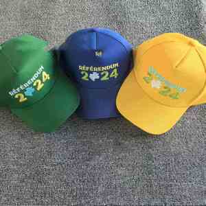 Custom Logo Embroidered Polyester/RPET Flat Brim Strapback Cap UV Protection for Promotional Advertising-Fast Sample Production - Product Image 4