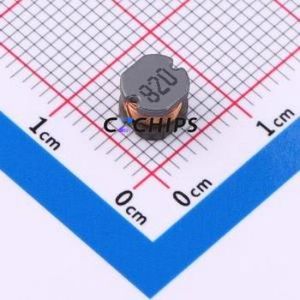 Inducteur de puissance ZECD54-820K SMD, 5,8x5,2 mm (Inductance : 82uH) (Précision : 10%) Courant nominal : 580 mA - Product Image 1