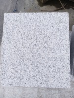 Dalles de granit blanc naturel du Shandong martelées à la main, revêtement mural moderne écologique et durable, sol extérieur
