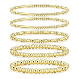 Bracelet élégant multi-couches avec perles, accessoire de mode plaqué or pour femme, idéal pour le quotidien et les soirées - Product Image 5