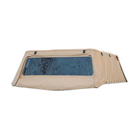 Capote de lit souple haute imperméable, Capote arrière souple beige pour Toyota Land Cruiser LC79 avec benne longue, accessoire 4x4 pour pick-up