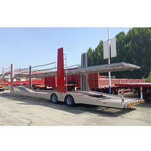 Remolque de Transporte de Autos Metálico Personalizado, de Doble Plataforma con Rampa, el Más Vendido - Product Image 5