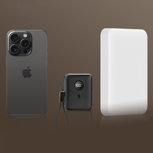 Новый дизайн 10000 мАч 22,5 Вт Быстрая Зарядка Power Bank портативный аккумулятор со встроенным кабелем 2 в 1 Power Bank и зарядное устройство - Product Image 6