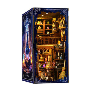 <span class=keywords><strong>Puzzle</strong></span> 3D in Legno Fai da Te: Negozio di Pozioni Magiche 'Whimsical <span class=keywords><strong>Escape</strong></span>' - Kit Miniatura Book Nook per Regalo - Product Image 3