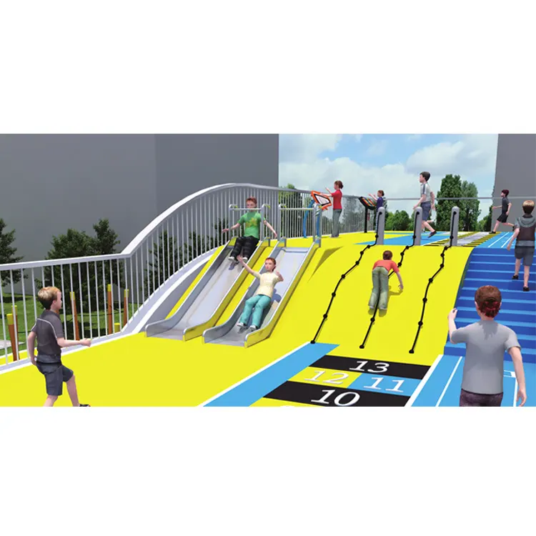 Commercial Sports Adventure Park Play Set Outdoor Playground Equipment Outdoor Swing Sets Playground Outdoor Kids Slide