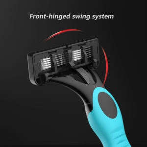 Kustom Sekali Pakai Enam Pisau Buka Kembali Pisau Cukur Wajah Pencukur Rambut untuk Wanita - Product Image 6