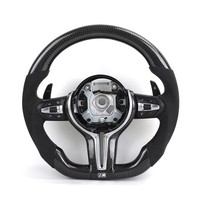 Volant en cuir et fibre de carbone SOON TODA pour F10/F20/F30/F32/X5/F15/F16/M3/M4/M2/M6-M Sport Design, couleur personnalisable
