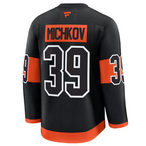 Maillots de hockey cousus pour hommes 11 Travis Konecny 39 Matvei Michkov 14 Sean Couturier 74 Owen Tippett 46 Trevor Zegras  S-3XL - Product Image 4