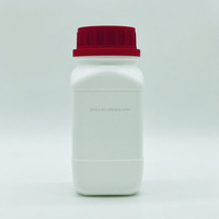 Bouteille carrée en HDPE de 500 ml, conteneur vide pour poudre, réactif de laboratoire, stockage d'échantillons solides, couleur personnalisée, logo personnalisé