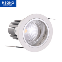 Lumière intérieure projecteur encastré électrolytique 7W 10W 12W chambre led downlight pour la maison plafonnier led