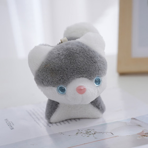 Con Chó Nhỏ búp bê Keychain dễ thương Con Chó Nhỏ búp bê sang trọng Đồ chơi Keychain Keyring Mặt dây chuyền Túi Chìa Khóa Xe chủ cho búp bê máy - Product Image 6