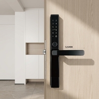 Cerradura Inteligente Impermeable IP65 para Puerta de Aluminio con Marco Estrecho, Huella Dactilar, Contraseña, RFID, Tuya, Bluetooth, Cerradura Electrónica