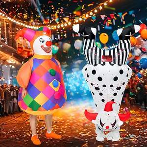 Décoration de fête gonflable rapide, décoration de carnaval d'Halloween, costume gonflable de clown - Product Image 2