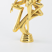 Trofeos de baile de plástico ABS de calidad superior Gráficos impresos UV Ballet Dance Toppers para premios de concurso GZ65