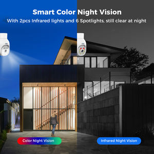 Kit de Système de Sécurité Hiseeu WiFi 5MP PTZ Zoom Numérique Sans Fil Audio Extérieur Rue Pleine Couleur, Caméra de <span class=keywords><strong>Surveillance</strong></span> Vidéo IP CCTV - Product Image 6