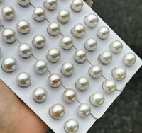 Perles d'eau douce naturelles blanches Edison, rondes, qualité AAAA, 13-14 mm, perles en vrac pour bijoux haut de gamme