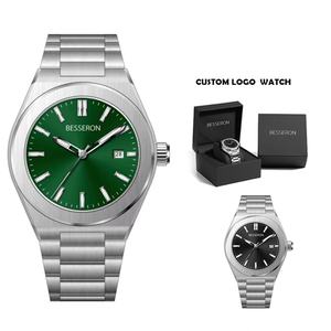 Reloj de Pulsera de Lujo para Hombre, de Acero Inoxidable de Alta Calidad, con Logotipo Personalizado al por Mayor, Diseño Luminoso y Hueco, de Alta Gama - Product Image 1