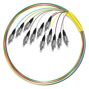 Cordon de brassage à <span class=keywords><strong>fibre</strong></span> optique monomode 12 fibres 0,9 mm <span class=keywords><strong>ST</strong></span>/UPC, 1 m, disponible, prix direct usine - Product Image 6