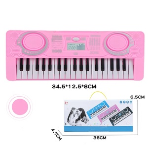 Vente en gros de mini claviers électroniques en plastique à 37 touches pour l'éducation précoce, instrument de musique pour bébé, jouet pour enfants - Product Image 3