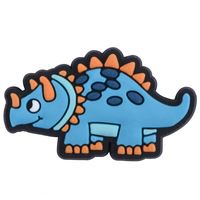 Breloques 2D en PVC de dinosaures de dessin animé, thème Jurassic, pour sabots, vente en gros, cadeaux DIY pour enfants