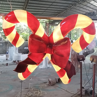 Décoration de Noël en Fibre de Verre Taille Réelle, Motif Grappe de Canne à Sucre, Étanche, Résistante aux UV, Durable – Vente Chaude Directe Usine