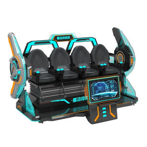 Vente chaude Simulateur <span class=keywords><strong>de</strong></span> cinéma VR électronique 4 places Prix compétitif Loisirs familiaux pour la maison, l'aéroport, l'intérieur et l'extérieur - Product Image 1