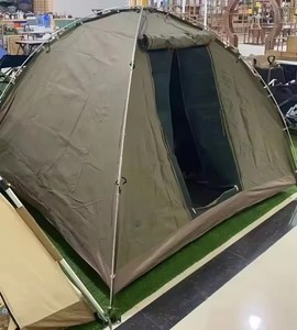 Tenda de Camping Glamping de 1 Quarto para Três Estações com Logotipo Personalizado Direto da Fábrica, Oxford 800D Espessado, Impermeável e Abertura Automática Rápida - Product Image 4