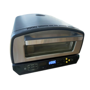 <span class=keywords><strong>Four</strong></span> à pizza électrique de 13 pouces, portable, polyvalent, pour comptoir, idéal pour l'intérieur et l'extérieur, <span class=keywords><strong>meilleur</strong></span> <span class=keywords><strong>petit</strong></span> <span class=keywords><strong>four</strong></span> à pizza domestique - Product Image 4