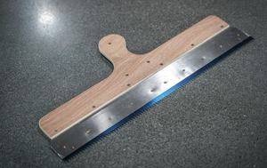 Raclette crantée en acier inoxydable, bricolage, pour peinture <span class=keywords><strong>de</strong></span> ciment époxy, revêtement <span class=keywords><strong>de</strong></span> <span class=keywords><strong>sol</strong></span> auto-nivellement, équipement <span class=keywords><strong>de</strong></span> décoration, outils à main - Product Image 4