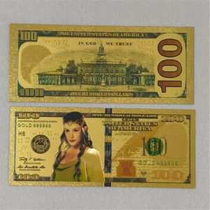 Collection de billets de banque en feuille d'or Le Seigneur des Anneaux - Cadeau original pour les fans - Product Image 3