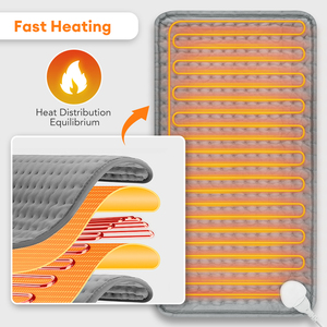 Coussin chauffant électrique à 9 niveaux de température pour usage domestique, soulagement des douleurs dorsales, crampes menstruelles, massage abdominal - Product Image 4