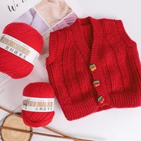 290 Pelotes de Fil Mélangé en Laine Mérinos Fine 100g DIY Doux pour Tricot à la Main Pulls Manteaux Ignifuge Anti-Boulochage Techniques OE