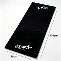 Tapis de sol pour simulateur de course sur mesure, lavable en machine, en nylon, avec dos en caoutchouc