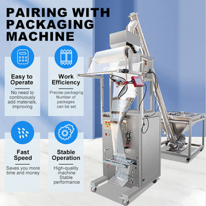 Factory <b>Auto</b> Wholesale Feeder Lifting Sachet Bag Packing Auger Food Stainless Steel Machine Powder Quantitative Feeding Conveyor - Product Image 5