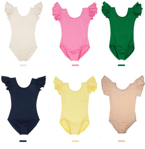 Leotardo <span class=keywords><strong>de</strong></span> <span class=keywords><strong>baile</strong></span> <span class=keywords><strong>de</strong></span> <span class=keywords><strong>Ballet</strong></span> con manga flutter <span class=keywords><strong>de</strong></span> entrepierna cerrada <span class=keywords><strong>de</strong></span> alta calidad, leotardo <span class=keywords><strong>de</strong></span> gimnasia rosa en blanco <span class=keywords><strong>para</strong></span> <span class=keywords><strong>niñas</strong></span> - Product Image 6