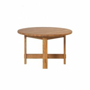 Modern Square Oak Wood Solid Dining Room Dining <b>Table</b> for Hotel Use - Product Image 1