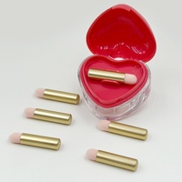 Nouveau Rouge à Lèvres Crème Compact en Forme de Cœur, Masque Lèvres, Fard à Paupières, Contour et Highlighter