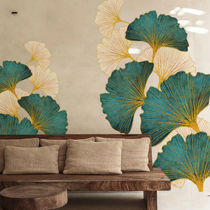 <span class=keywords><strong>Adesivi</strong></span> <span class=keywords><strong>murali</strong></span> a foglia verde soggiorno fresco camera da letto sala da pranzo decorazione <span class=keywords><strong>adesivi</strong></span> carta da parati autoadesiva rimovibile - Product Image 1