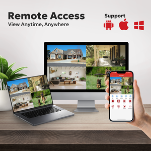 EXPGlobal 8 Canais 6 Câmeras <span class=keywords><strong>AHD</strong></span> <span class=keywords><strong>DVR</strong></span> Kit de Segurança com 5MP CCTV Night Vision Nuvem Armazenamento De Dados IP66 OEM ODM - Product Image 3