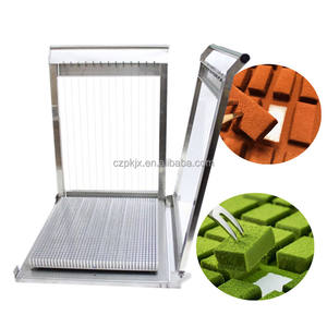 Taglierina <span class=keywords><strong>a</strong></span> Doppio Braccio Manuale per Torte e Cioccolato, Avvolgicavo 2 cm, per Caramelle Morbide e Cioccolato, Utensile da Pasticceria - Product Image 1