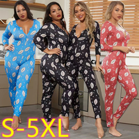 Pijama feminino de mangas compridas, pijamas femininos para dormir, tamanhos grandes 2021