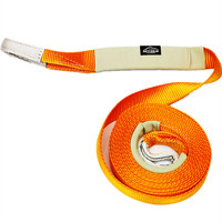 HORS GRILLE Orange Récupération Snatch Strap 8000kgs Capacité de charge 9M Longueur 60mm Largeur Sangles de remorquage pour Jeep Offroad Tous Véhicules