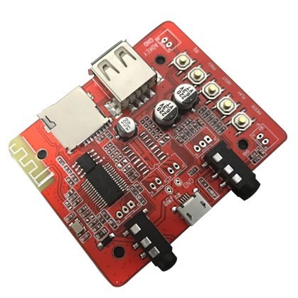 5V Wireless Audio Receiver Board Module 3-20m For Automotive Audio With Stereo Amplifier Headphone USB