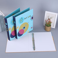 Offre Spéciale Commande en Gros Classeur à 3 Anneaux A4 Étanche de 1 Pouce Porte-Documents de Bureau à Levier en Carton avec Couverture en PVC
