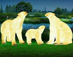 Decoración LED de Oso Polar, Impermeable IP65, para Exteriores, Navidad, Ramadán, Parques - Product Image 1