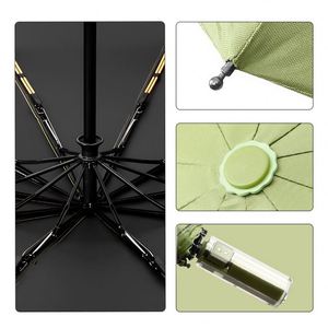 Wholesale Travel 21Inch 10K Auto Open and Close 3Fold Umbrella With Logo Printing - Product Image 3