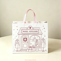 Sacs en papier recyclé laminés personnalisés avec finition mate de luxe pour chaussures, vêtements, bijoux, cadeaux de mariage et emballages de vêtements