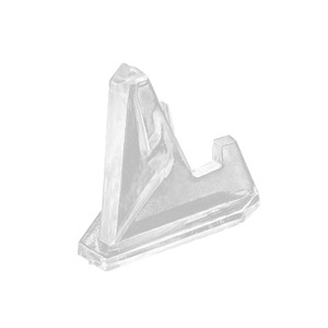 5.6*4.2*0.9mm clear plastic easel stands coin display easel, coin stand plate display case