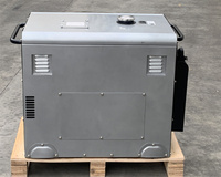 Groupe électrogène diesel silencieux portable à usage domestique, économique, 60 Hz, 220 V, monophasé, 7,5 kVA, 7 kW, refroidi par air