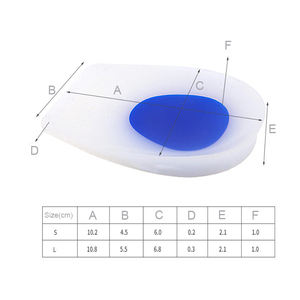 Cuscinetti autoadesivi <span class=keywords><strong>per</strong></span> il tallone <span class=keywords><strong>per</strong></span> massaggio ad assorbimento degli urti <span class=keywords><strong>per</strong></span> ammortizzare la fascite plantare soletta in silicone <span class=keywords><strong>per</strong></span> tacco - Product Image 2